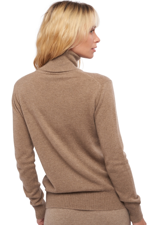 Cachemire Naturel pull femme col roule natural iki natural terra xl